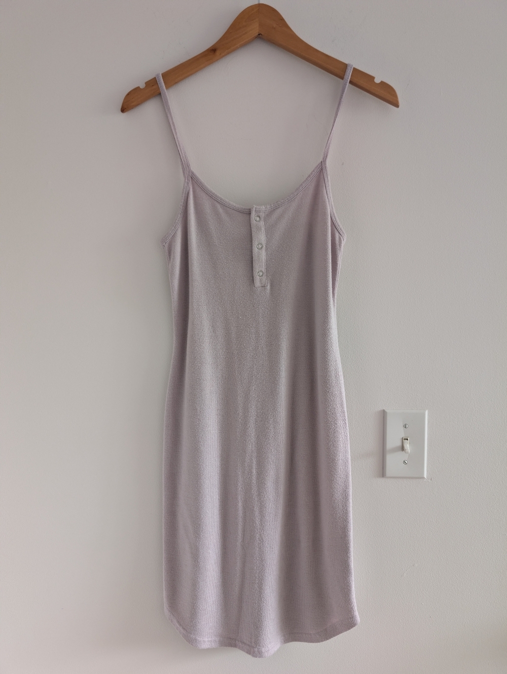 3/$30 TNA Lilac Slip Dress with Buttons Aritzoa